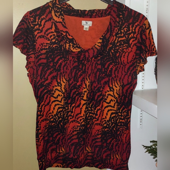 Worthington Top Vibrant Red/Rust/Amber - Picture 4 of 15